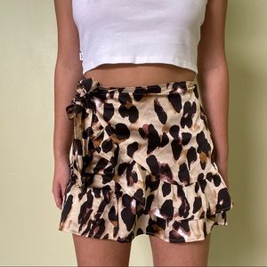 PRINTED MINI SKIRT US SIZE 2